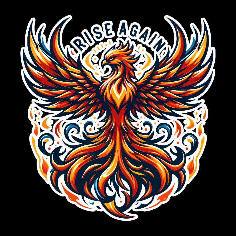 Rise Again - Phönix Illustration