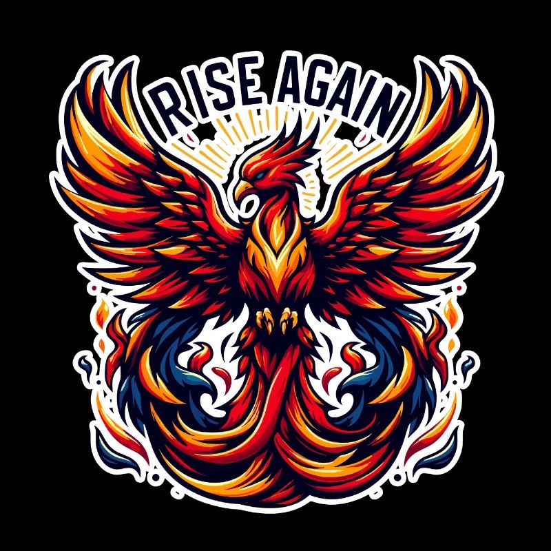 Rise Again - Phönix Illustration