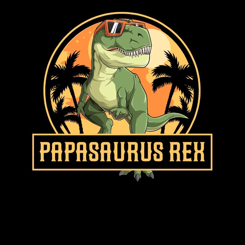 Papasaurus Rex Idée Cadeau Papa Dinosaure