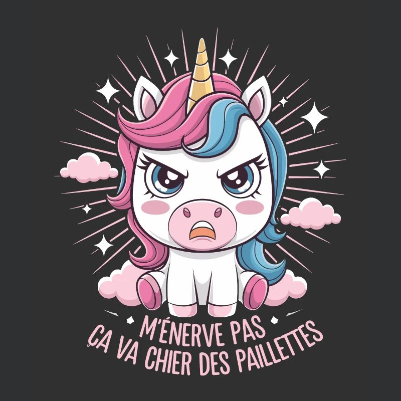 Sei mir nicht böse, das wird dir scheißen, Glitzer-Einhorn