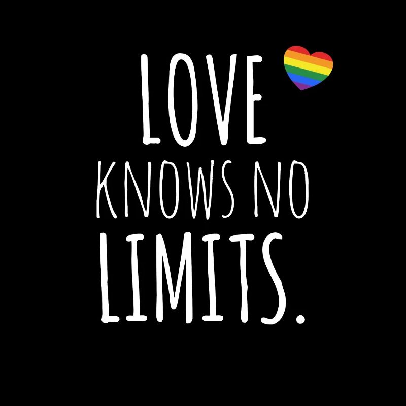 LOVE KNOWS NO LIMITS - LGBT Pride Regenbogen CSD
