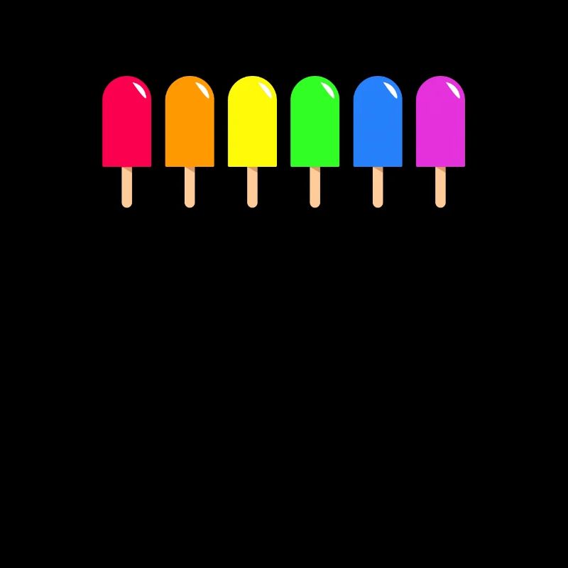 Regenbogen Eis Popsicle - LGBT CSD