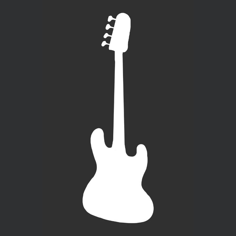 Basse simplement silhouette