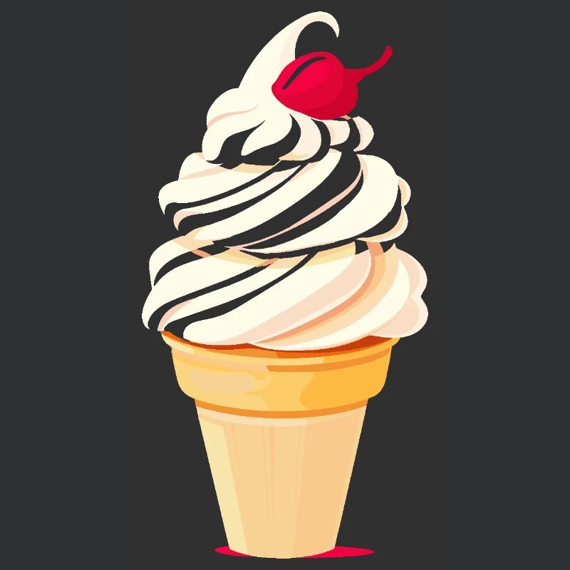 Cornet de crème glacée Artwork