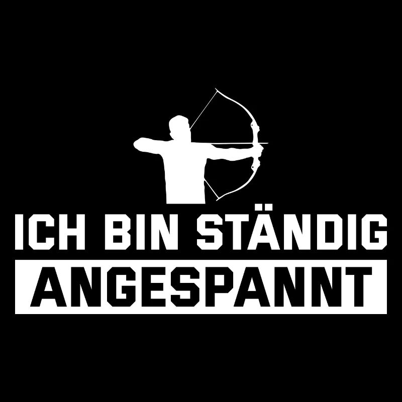Bogenschießen Ich bin ständig angespannt