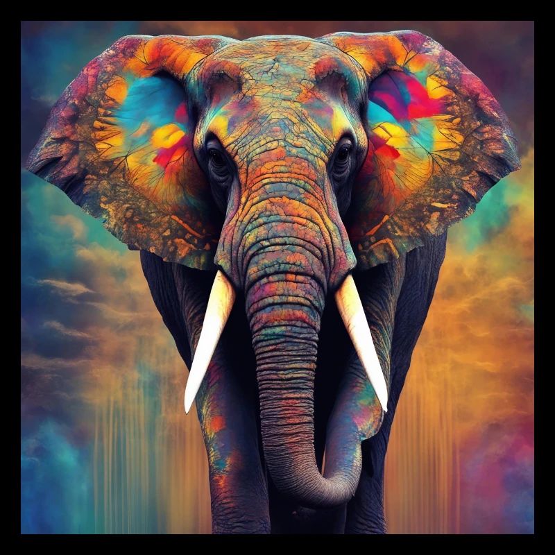 Bunter Elefant