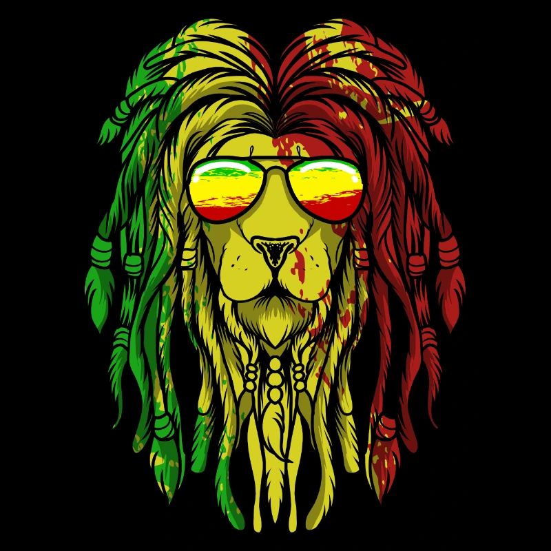 Dreadlocks Rasta Haare Dreads Rastafari Löwe