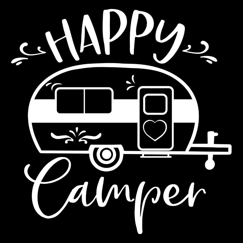 Campeur heureux