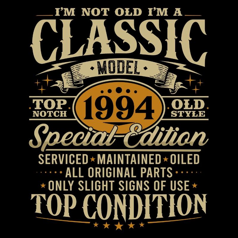 Vintage 1994 classique cadeau d’anniversaire