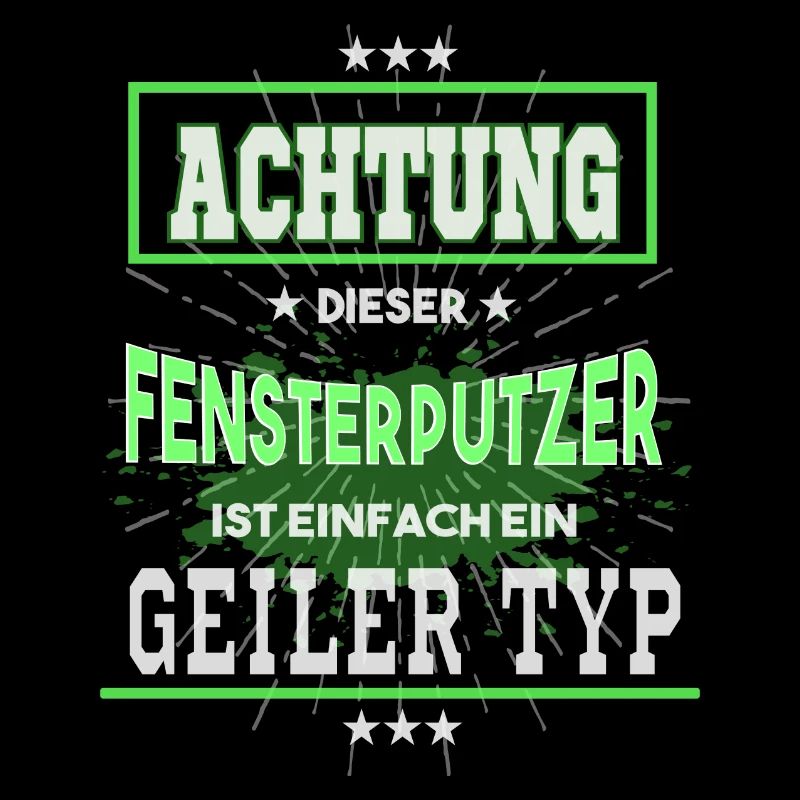 Fensterputzer, einfach ein geiler Typ