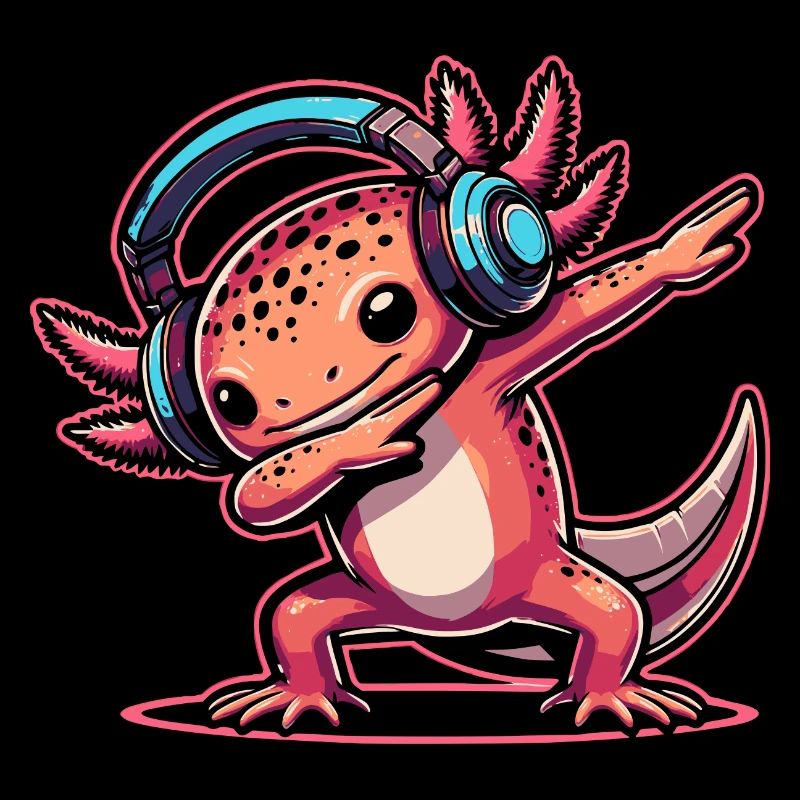 Dabbing Axolotl