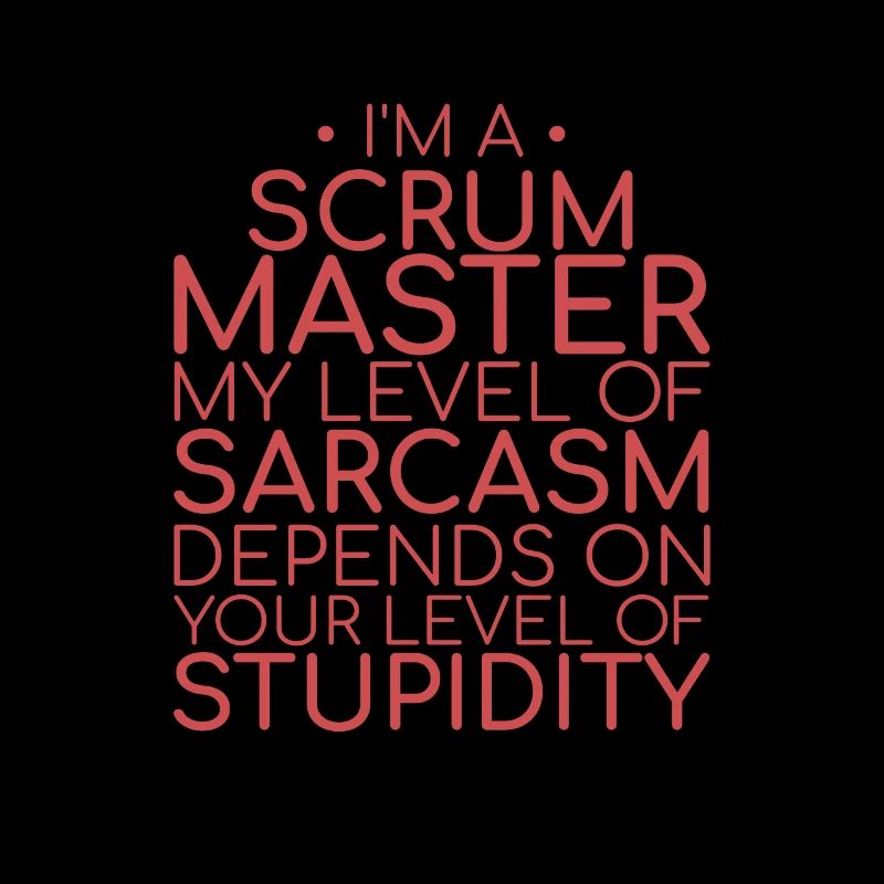 "Scrum Master Sarcasm | "Scrum Master""
