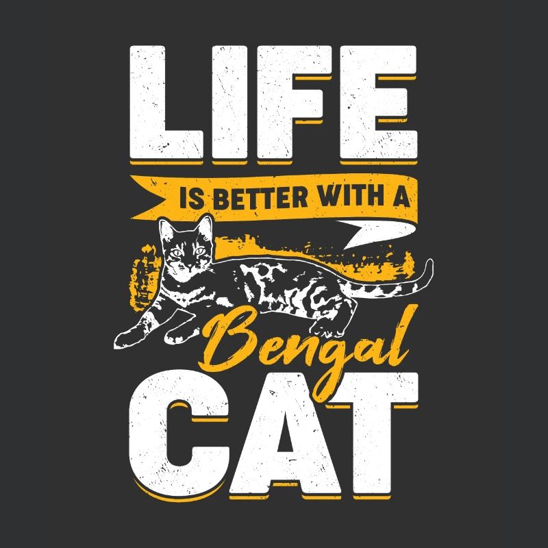 Bengal Cat Leopard Chat Cadeau
