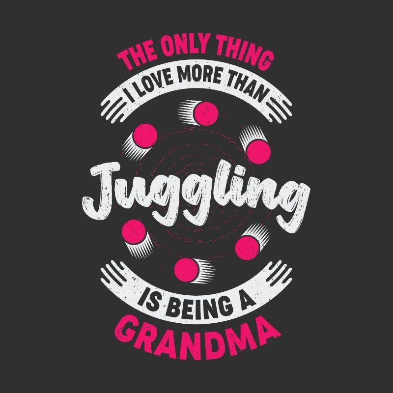 Jongleurin Jonglieren Oma Großmutter Geschenk