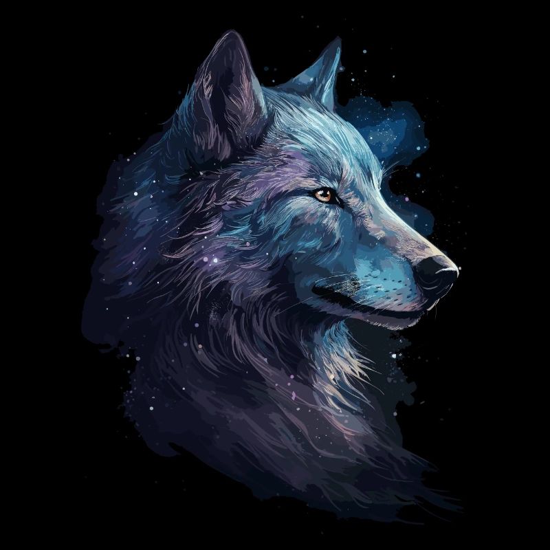 Wolf Scratch Marks Claws Wild Forest Animal Wolf's Head