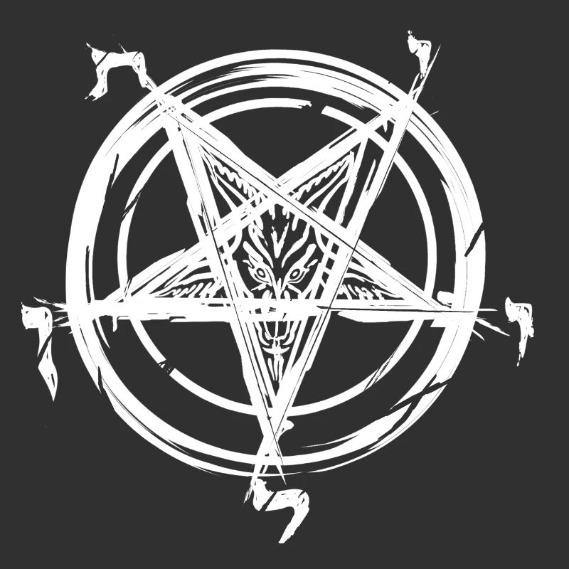Satan Pentagram Baphomet