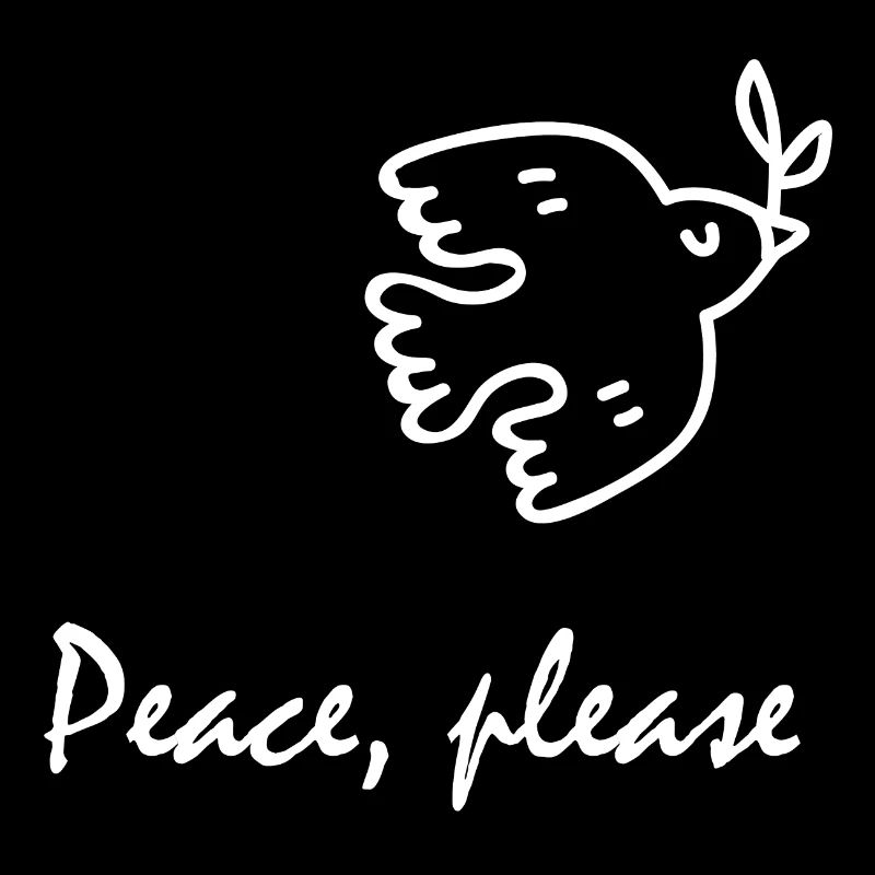 Peace, please, Friedenstaube