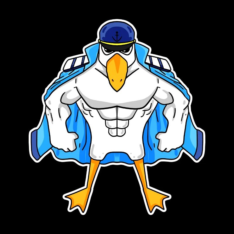 Muscular Seagull Seagull Gift