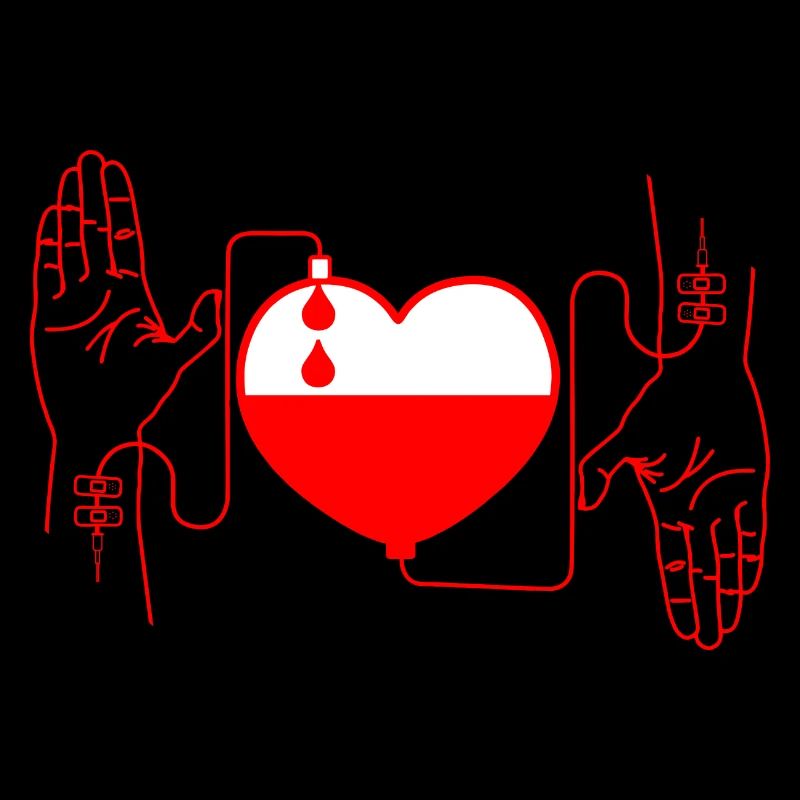Blutspendendes Rot