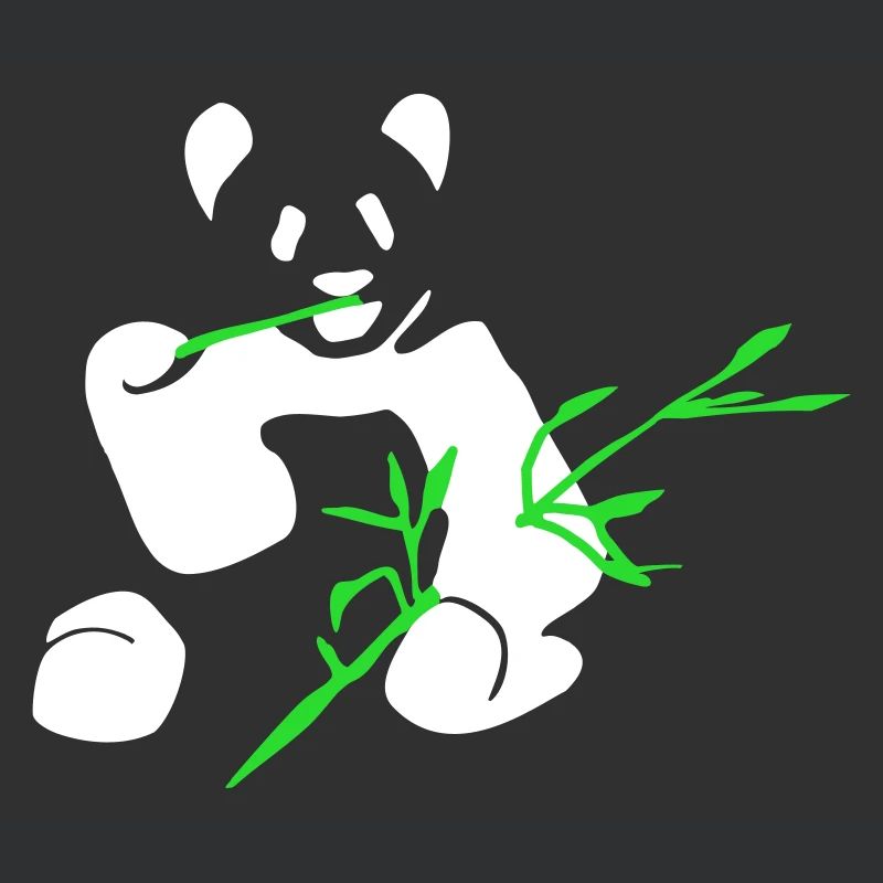 Panda mit Bambus