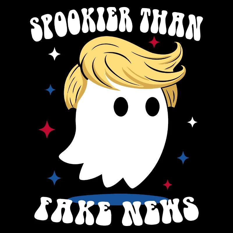 Plus effrayant que les fausses nouvelles - Halloween Ghost USA
