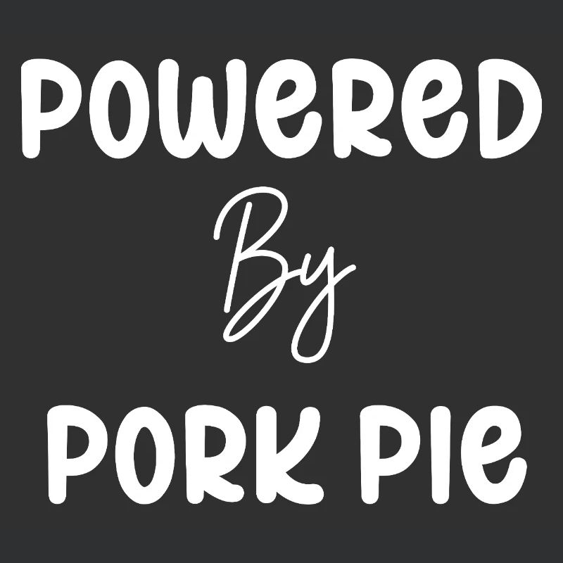 Powered By Pork Pie Text