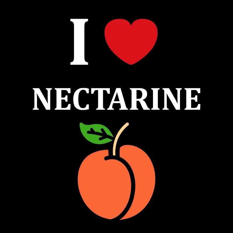 Design Illustration de Pêche à la Nectarine