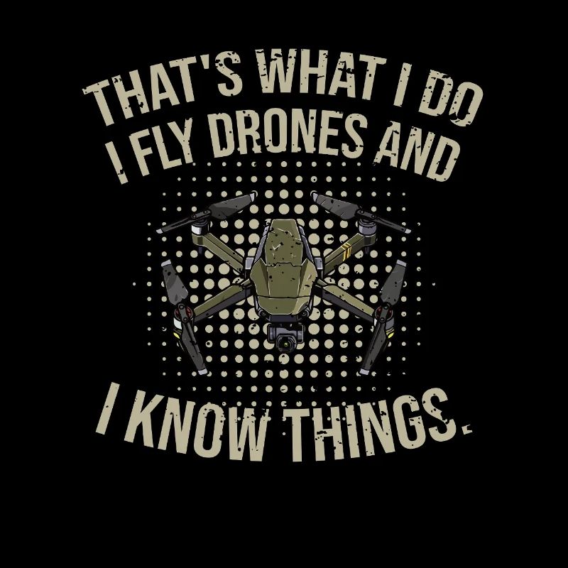 C'est ce que je fais - je pilote des drones et je sais des choses