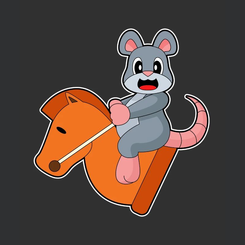 Maus Schachfigur Springer Schach