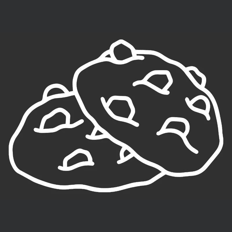 Chocolate Cookie Sketch – Cute Minimalist Design