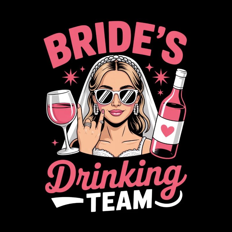 Brides drinking team JGA Junggesellinnenabschied
