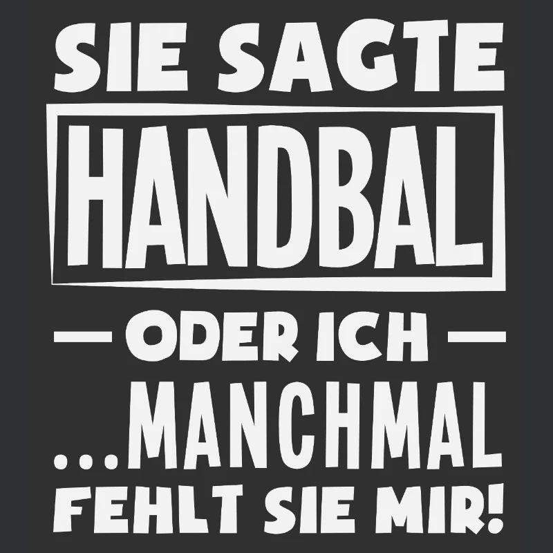 Handball oder ich – manchmal fehlt sie