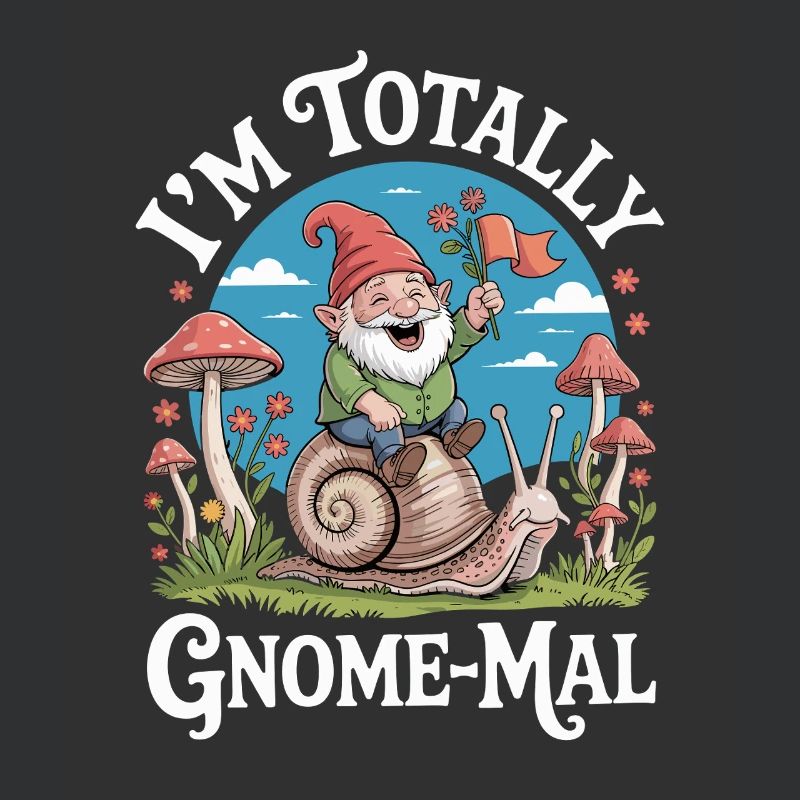  Ich Bin Total Gnome-Mal: Witziger Gartenzwerg mit