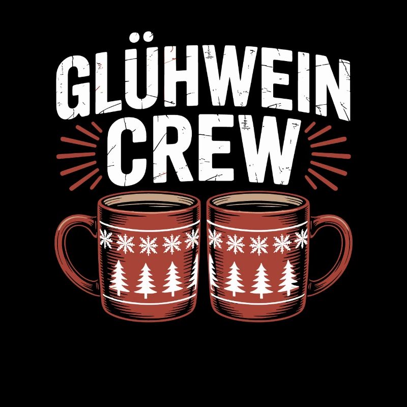 Équipe du vin chaud Marché de Noël joyeux