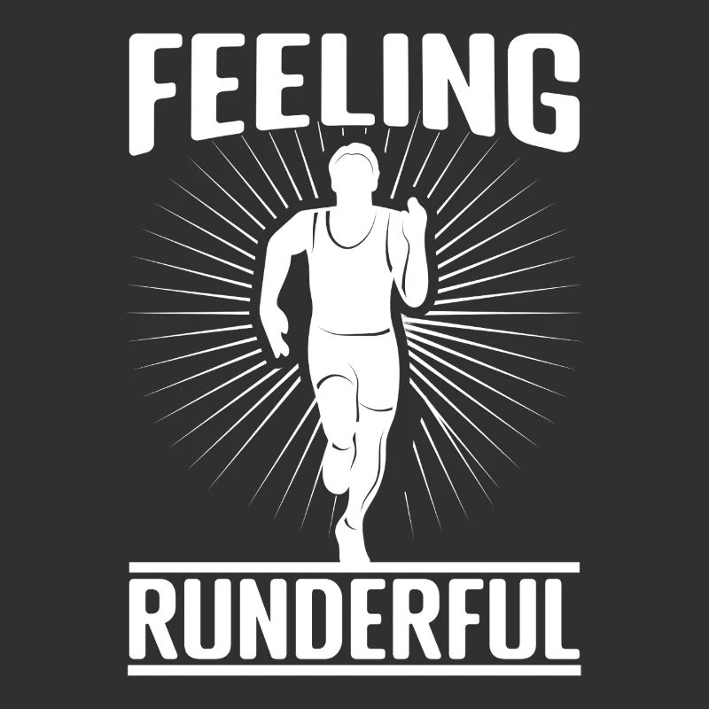 Marathon Runner Feeling Runderful Running