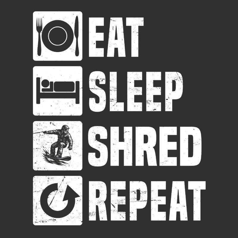 Message de snowboard clair