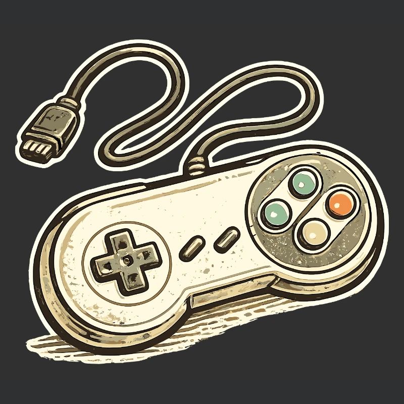 Retro Game Controller Graphics