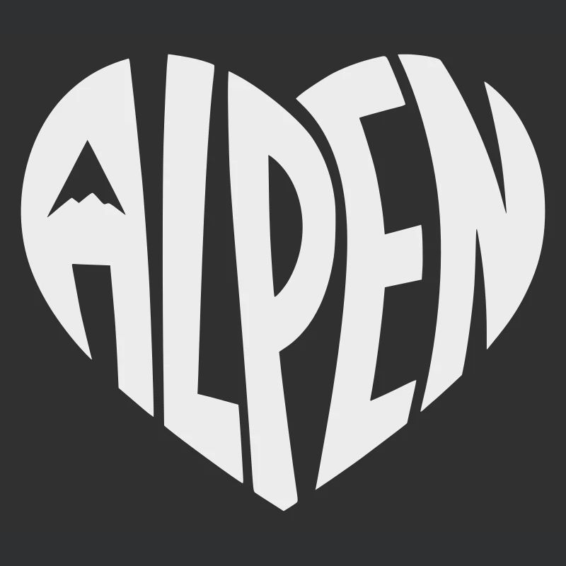 Alpine Heart Design - Couleur de design variable