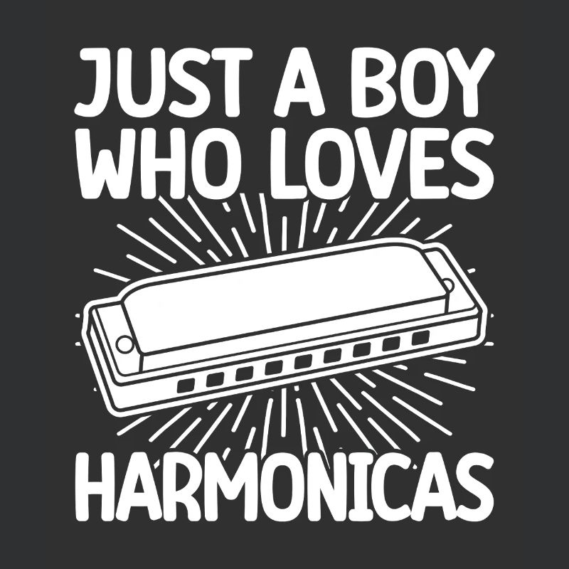 Harmonica Musican Just A Boy Who Loves Harmonica
