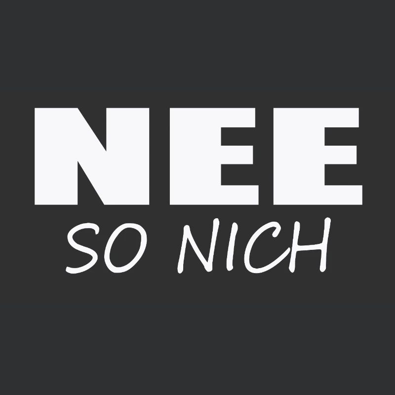 NON, PAS COMME ÇA
