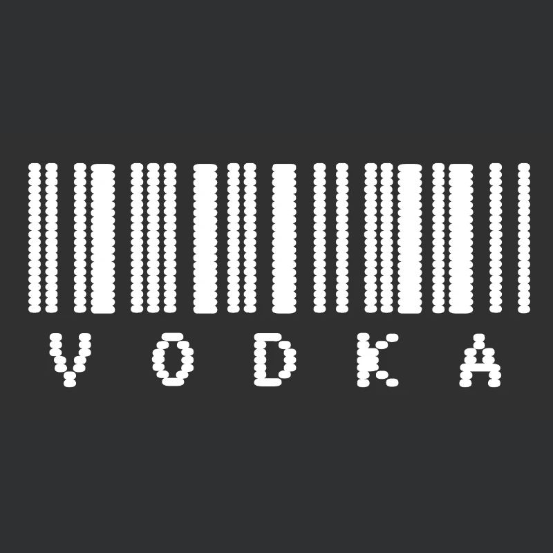 Typographie du code-barres de la vodka