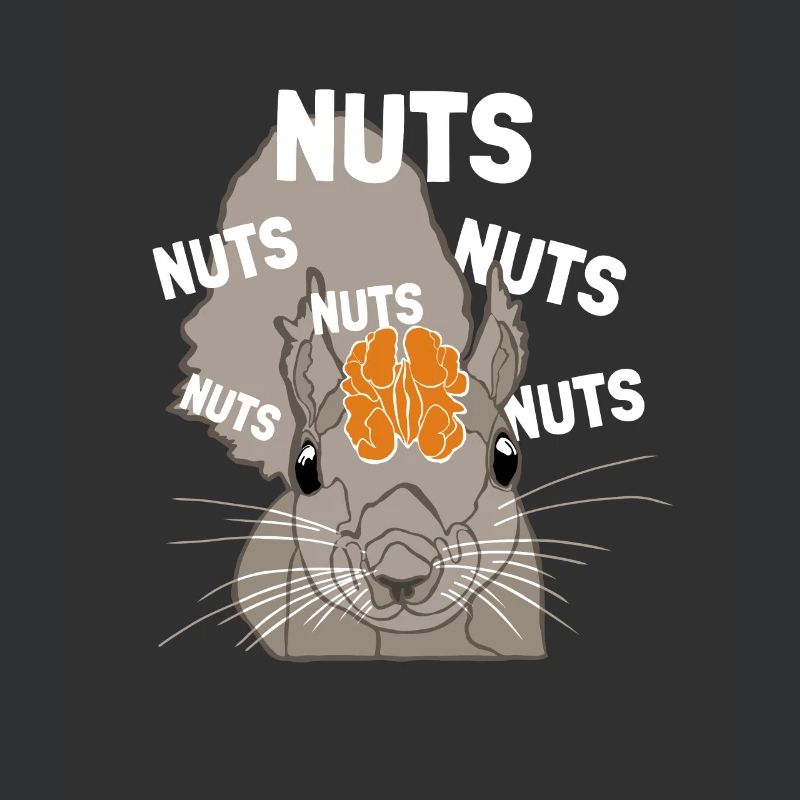 Nuts Brain Fox Squirrel Grey Squirrel