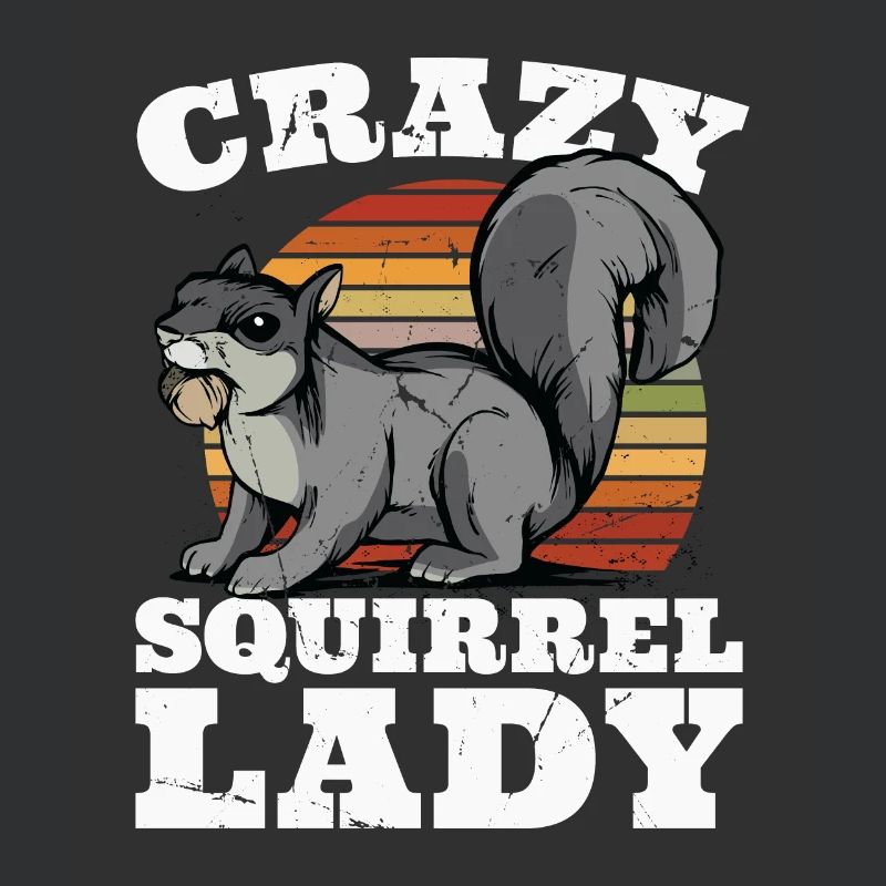 Crazy Squirrel Lady Squirrel Fox Squirrel
