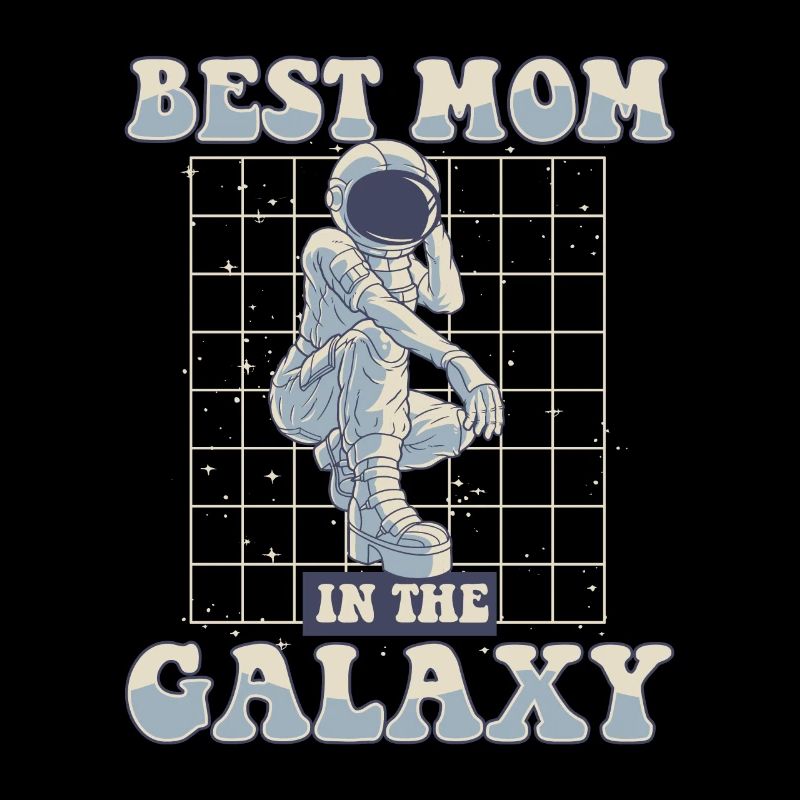 Meilleure maman dans le vaisseau spatial Galaxy Taikonaut