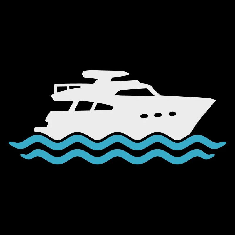 Yacht Silhouette Motorboat