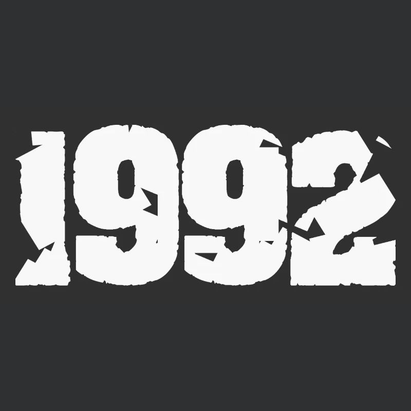 1992 Zerbrochenes Retro-Design