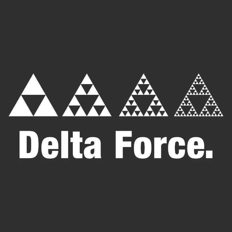 Récursion de la géométrie de la force du triangle fractal