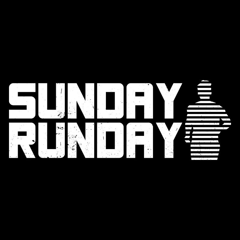 Marathon Runner Sunday Runday Running