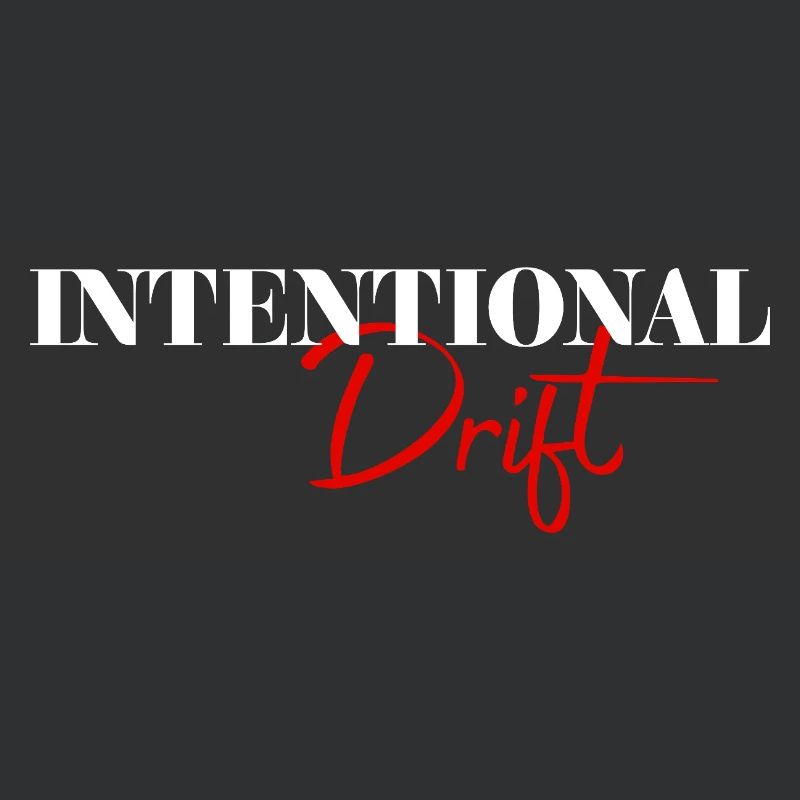 Intentional Drift Minimal Typography Design