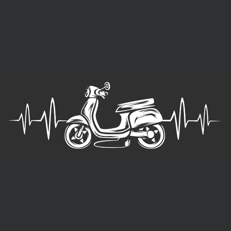 E Scooter with Heartbeat - Scooter Driver Passion
